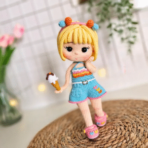 Receita Boneca docinho Amigurumi