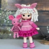 Receita Boneca e Porco Amigurumi