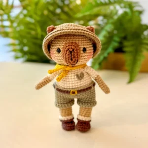 Receita Capivara Amigurumi