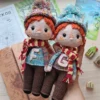 Receita Casal Natalinos  Amigurumi