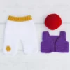 Receita Roupa Aladin Amigurumi