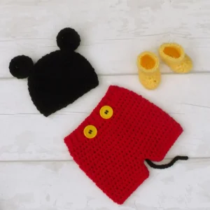 Receita Roupa Mickey amigurumi