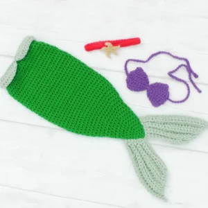 Receita Vestido Ariel Amigurumi
