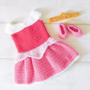 Receita Vestido Aurora Amigurumi