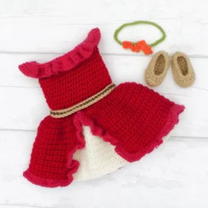 Receita Vestido Elena Amigurumi