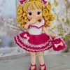 Receita Boneca Pink Amigurumi