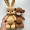 Receita Coelho e Urso Amigurumi