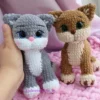 Receita Gatos Amigurumi