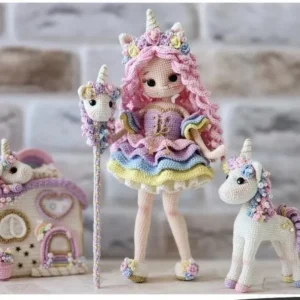 Receita Kit Unicornio Amigurumi