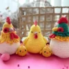 Receita Galinhas Amigurumi