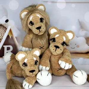 Receita Leão Amigurumi
