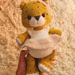 Receita Leopardo Amigurumi