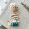 Receita Prendedor de bolsa Ovelha Amigurumi