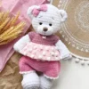 Receita Ursinha Amigurumi