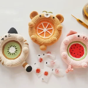 Receita Porta Copos Amigurumi