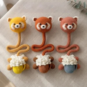 Receita Prendedor de Bolsa Amigurumi