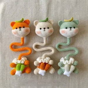 Receita Prendedor de Bolsa Amigurumi