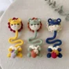 Receita Prendedor de Bolsa Leão Amigurumi
