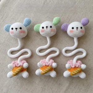 Receita Prendedor de bolsa Amigurumi
