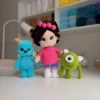 Receita Boo,Suley,Mike Monstros SA Amigurumi