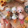 Receita Flamingos Amigurumi