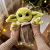 Receita Yoda Amigurumi