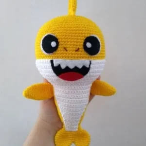 Receita Baby Shark Amigurumi