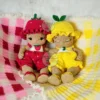 Receita Bebe Moranguinho e Lim?ozinho Amigurumi