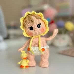 Receita Boneca Bebe Amigurumi