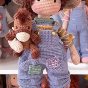 Receita Boneco Caipira Amigurumi