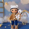 Receita Boneco neve Amigurumi