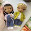 Receita Casal de bonecos Amigurumi