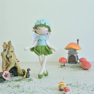 Receita Fada Flora Amigurumi