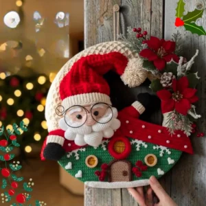 Receita Guirlanda Papai Noel Amigurumi (4)