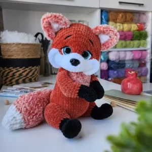 Receita Raposa Amigurumi