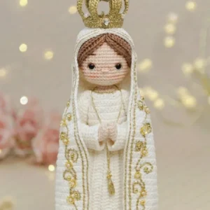 Receita Santinha Amigurumi